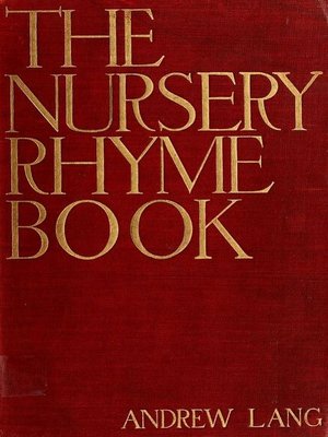 cover image of The Nursery Rhyme Book